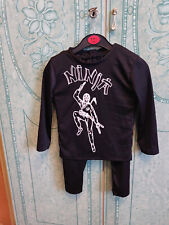 Ninja Faschings Kinder Kostüm Hose Langarm Shirt Karneval 3-5 Jh