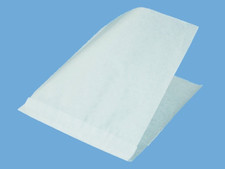 2000 Snacktaschen Snackbeutel Dönertüten Hamburgertaschen 16x16cm weiß Kraft