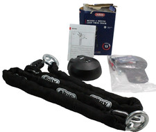 ABUS WCH90 XPlus + ACH 9KS110 Wandanker Fahrrad Schloss inkl 2xKetten je 110 cm✅