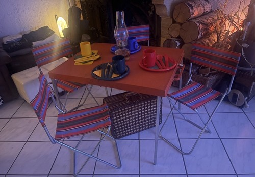 Camping set faltbar tisch 4 - faltbar,