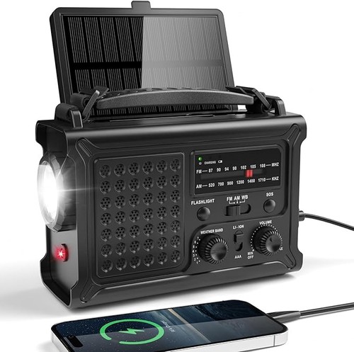 12000mah solar kurbelradio - 12000mah,