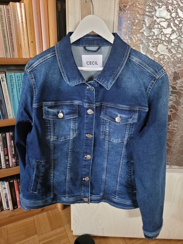 Cecil damen jeansjacke - jeansjacke, xl
