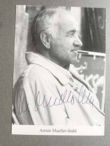 Armin müller stahl signed - armin, mÜller-stahl