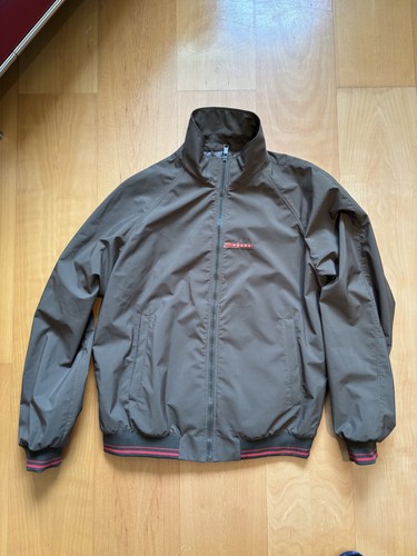Prada windbreaker green size - windbreaker,, green,