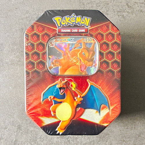 Pokémon glurak tin box - pokémon,