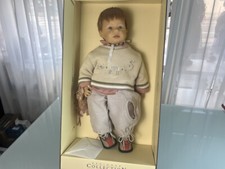 Künstlerpuppe Brigitte Paetsch Vinyl Puppe 57 cm. Top Zustand 