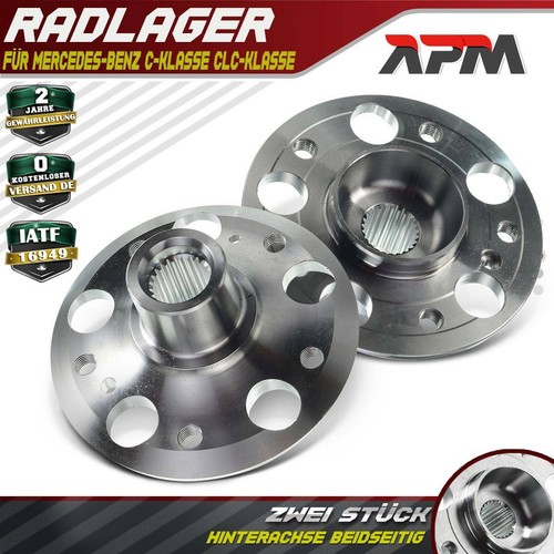 Radnabe hinten für - 2x,