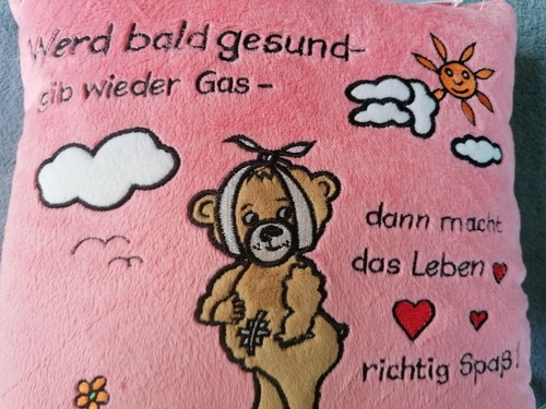 Kissen gute besserung 27 - 27, x