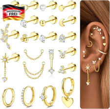 Ohr Piercing Set 21 Stück