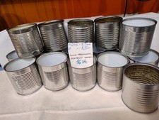 Leere Blech-Konserven-Dosen Ø8,5 H8,5cm Basteln Hochzeit Party Spaß Dosenwerfen