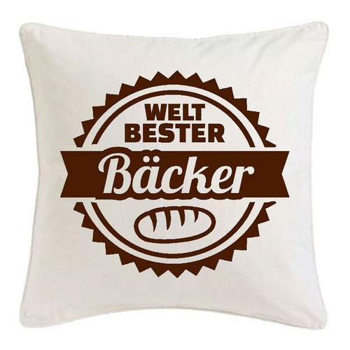 Kissenbezug 40x40cm bäcker - kissenbezug,