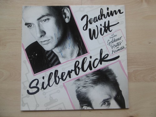 Joachim witt autogramm signed - autogramm,