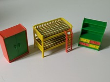 Kinderzimmer "Jean" Hochbett  Schrank Puppenstube Puppenhaus