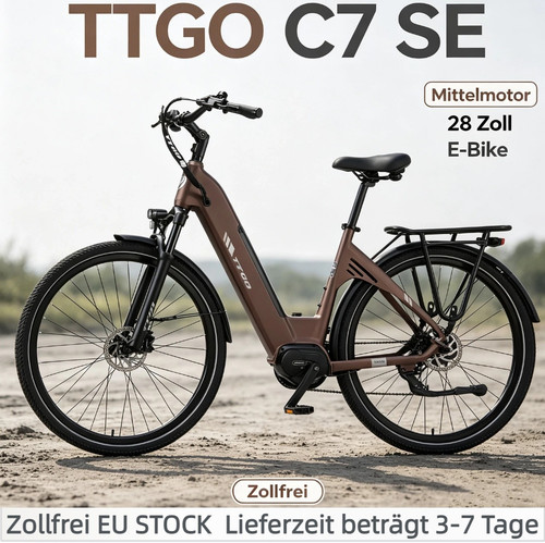 28zoll citybike ttgo c7se - 28zoll, e-citybike