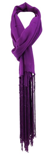 Viskose schal magenta lila - viskose,