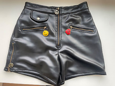 Moschino hot pants Kunstleder Hose Gr. 36 vintage ☮️?❤️