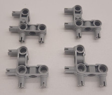 4 X Lego Technic Technik 55615 Winkel Verbinder Pin 3x3