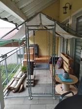 Freilaufgehege gebraucht, Maße ca. 2x2x1,8m