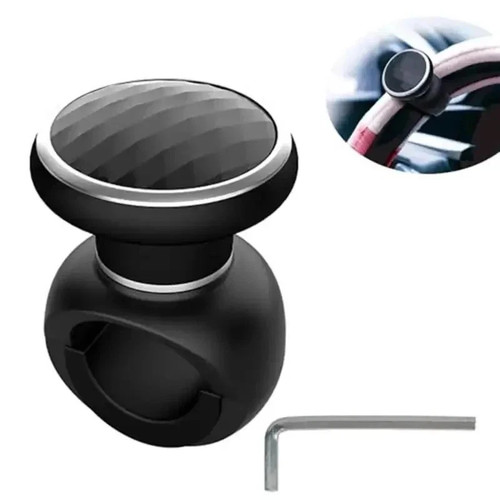 Steering wheel spinner knob