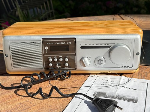 Funkuhrenradio holzgehäuse - im,