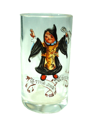 Alter miniatur bierkrug glas - alter,