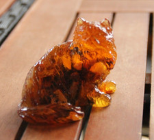 Bernstein Figur Katze