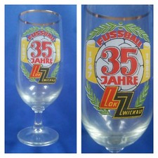 G564 GLAS BSG LOK ZWICKAU DFV DFB Fussball FSV Ultras Sport DDR Oberliga H16cm