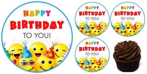 Emoji muffinaufleger - emoji,