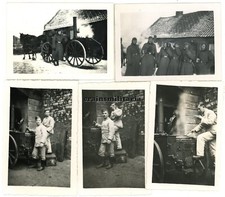 5x Orig. Foto Soldaten mit