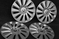 4x Original Skoda Octavia III 5E Radzierblenden 5E0601147G Radkappen 16 Zoll