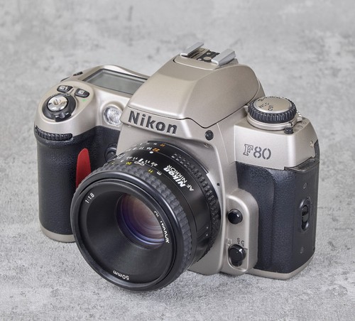 Nikon f80 champagner 50mm - champagner,