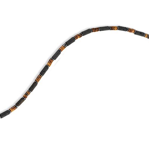 Herrencollier aus lava - aus,