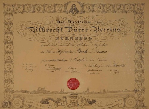 Nürnberg urkunde des - nÜrnberg,