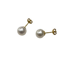 Ohrringe 750% Weiß- oder