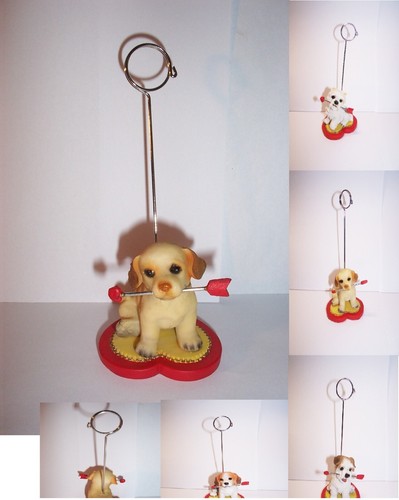 Notizhalter hund kunstharz - hund,