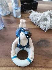 Deko Paket Mediterran 8 Teilig Muschel  Meer Badenixe Flaschenpost Windlicht