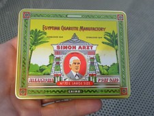 Alte Blechdose Zigarettendose