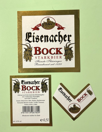 Altes bieretikett - ,