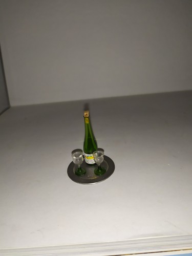Nostalgie glas wein - set, kneipe