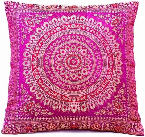 Magenta seide kissenbezug - kissenbezug, |