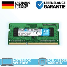 4GB DDR3 RAM SO-DIMM PC3L-12800S 1Rx8 1600 MHz 1.35V Notebook Laptop Speicher