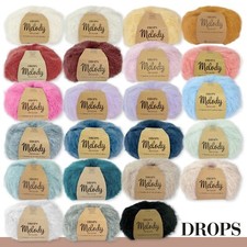 Drops 50 g Melody Stricken Häkeln Alpaka Schurwolle Alpaca Superweich 23 Farben