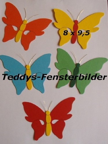 Teddys fensterbilder bunte - teddys,