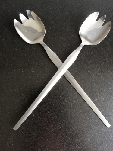 Salatbesteck edelstahl tlg - 2, tlg.