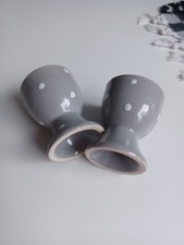 2  Eierbecher ,  grau  -  neu 