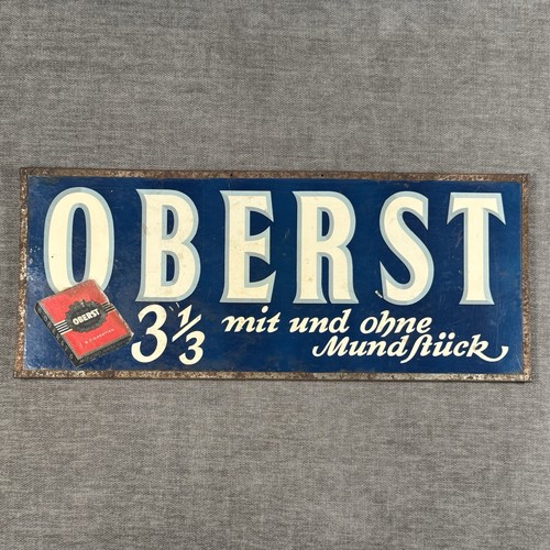 Oberst zigarette reklameschild - oberst,