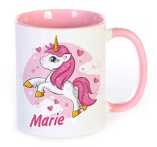 Einhorn Tasse mit Name