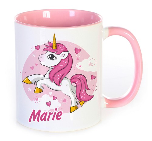 Einhorn tasse mit name - mit,