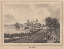 Plön Original Lithografie