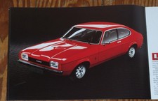 1976 Ford Capri Prospekt brochure n Granada Escort Fiesta Sierra